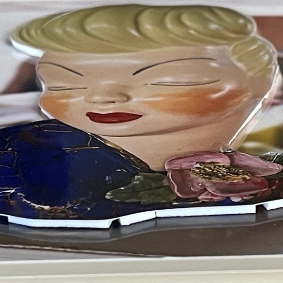 Glamour Head Vase 3D Photo Greeting Card - Original Photo - Picture 2 of 4